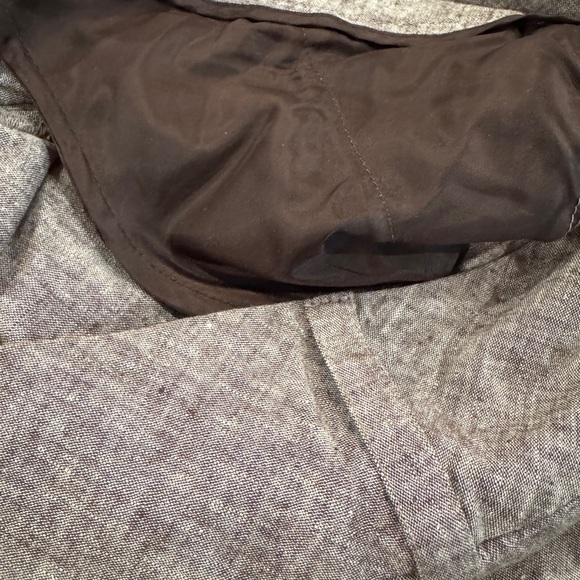 Brown linen wide leg pants Junior size 7 - Picture 5 of 5